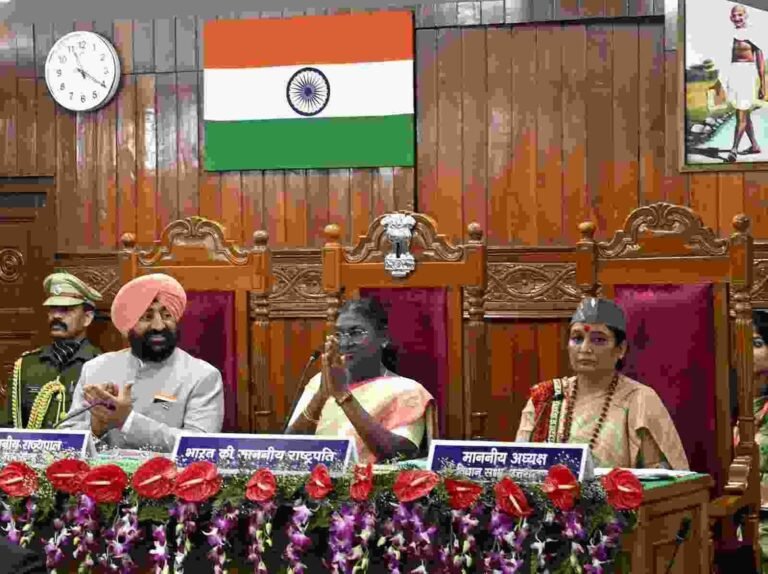राष्ट्रपति द्रौपदी मुर्मु ने उत्तराखंड विधानसभा को किया सम्बोधित,उत्तराखंड की सराहना